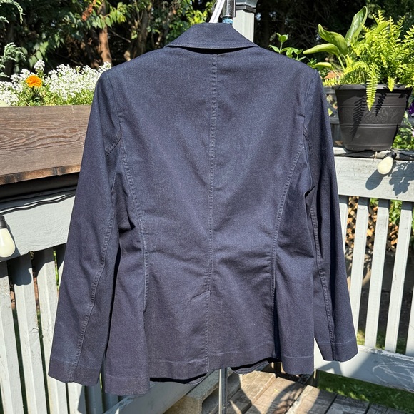 Anne Klein Navy Denim Blazer - Picture 4 of 9